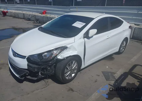 2016 Hyundai Elantra Se из США, поврежденный, VIN 5NPDH4AE4GH758626